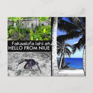 Postal Hola desde Niue - Postcard