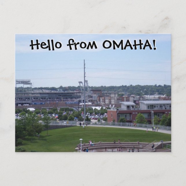 Postal ¡Hola desde OMAHA! (Anverso)