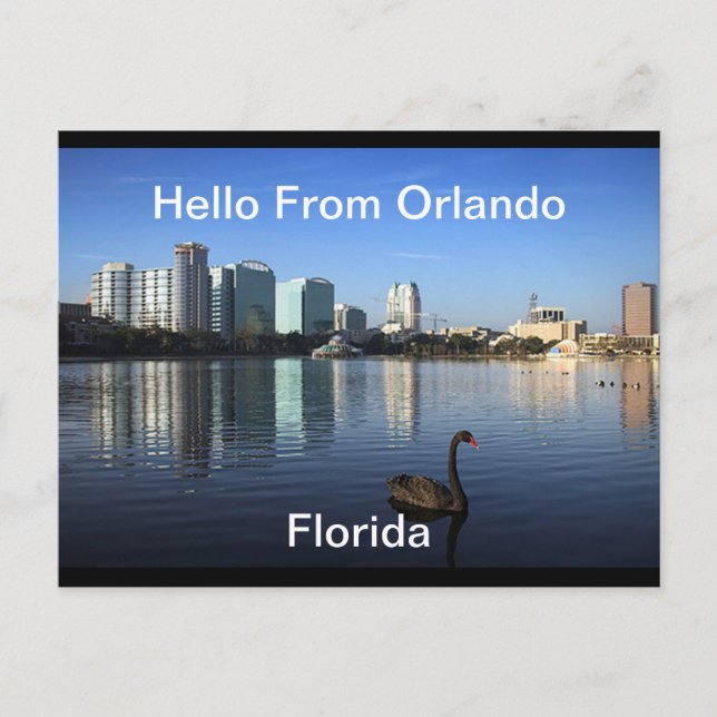 Postal Hola Desde Orlando, Florida Postcard (Anverso)