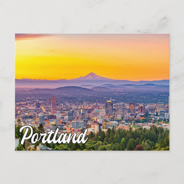 Postal Hola Desde Portland, Oregon (Anverso)