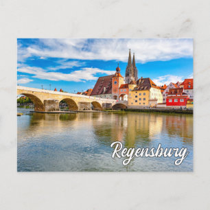 Postal Hola Desde Regensburg, Alemania