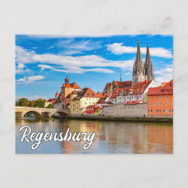Postal Hola Desde Regensburg, Alemania