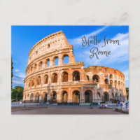 Hola desde Roma, Italia. Colosseo antiguo