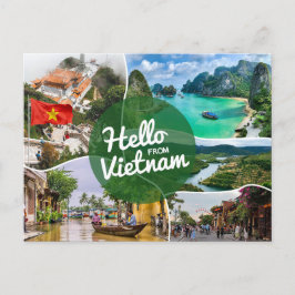 Postal Hola desde Vietnam