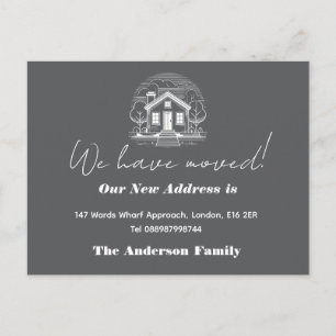 Postal Hola, Editable Somos Nuevos en el Barrio foto