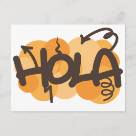 Postal Hola en español