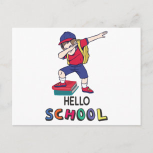 Postal Hola Escuela