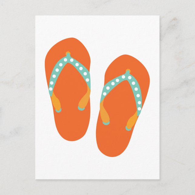 Postal Hola Flip Flops (Anverso)