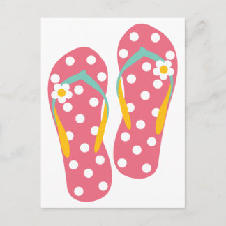 Postal Hola Flip Flops