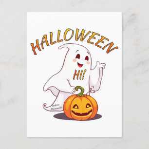 Postal ¡Hola! Halloween