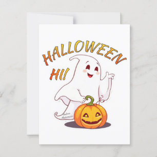 Postal ¡Hola! Halloween