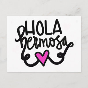 Postal Hola hermosa.