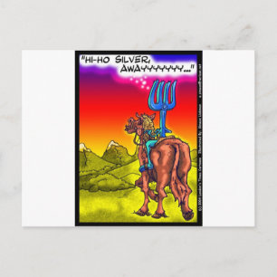 Postal ¿Hola Ho Silver? Regalos divertidos de dibujos ani