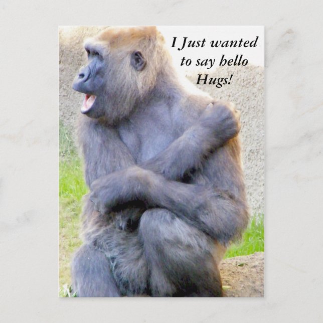 Postal Hola Hug_ (Anverso)