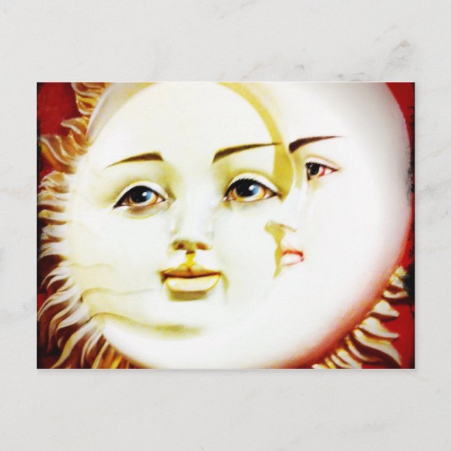 Postal Hola, Moon. Hola, Sun. (Anverso)