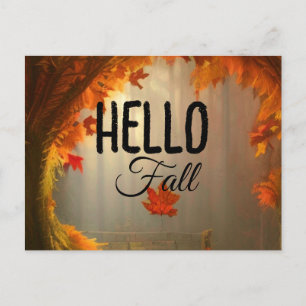 Postal Hola Otoño