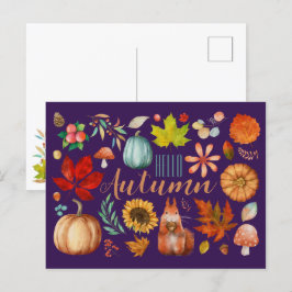 Postal Hola otoño