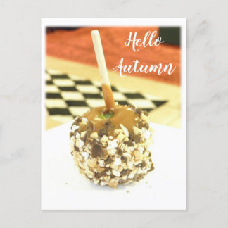 Postal Hola Otoño - Caramel Apple