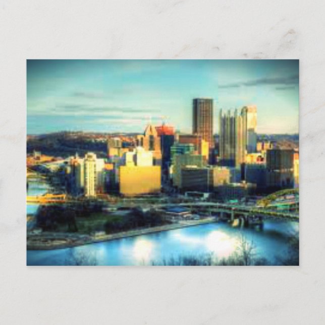 Postal Hola pittsburgh (Anverso)