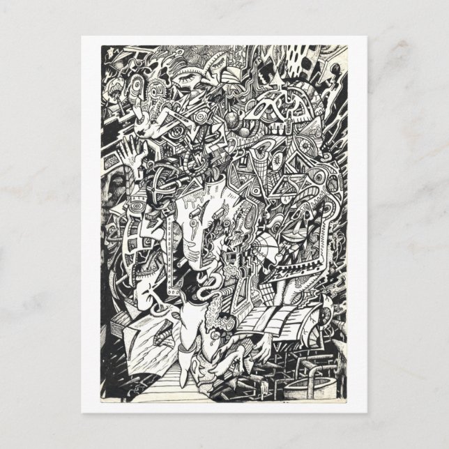 Postal "¡Hola!", por Brian Benson Postcard (Anverso)