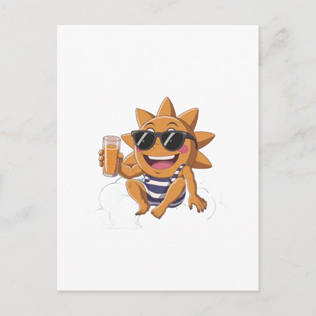 Postal Hola verano (Anverso)