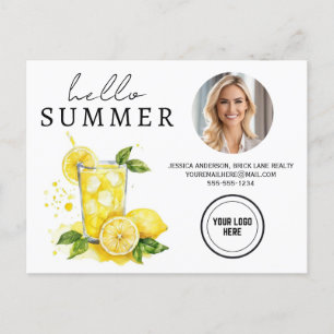 Postal Hola verano de negocios Realty Lemonade Farming