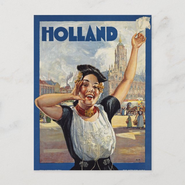 Postal Holanda (Anverso)