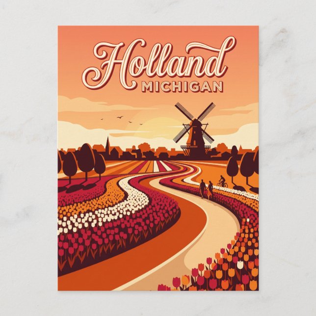 Postal Holanda EE. UU. (Anverso)