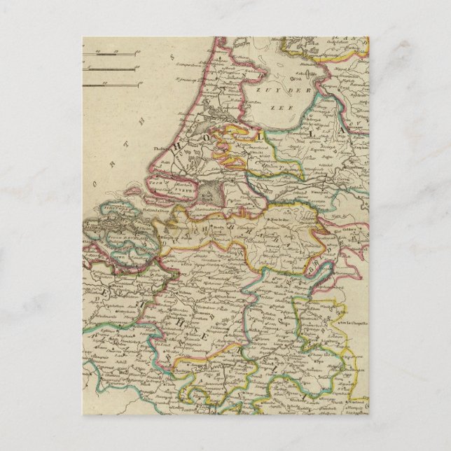 Postal Holanda O Las Siete Provincias Unidas (Anverso)