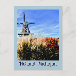 POSTAL HOLANDA, PASTO ORNAMENTAL DE MOLINO DE VIENTO DE M