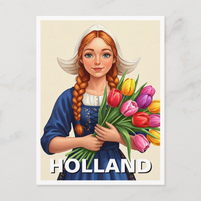 Postal Holanda Tulips Holanda (Anverso)