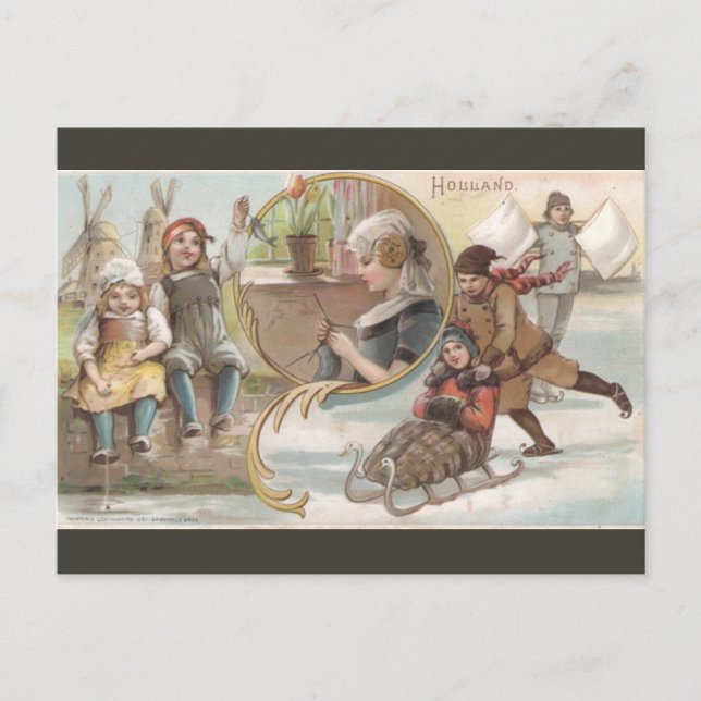 Postal Holanda Vintage (Anverso)