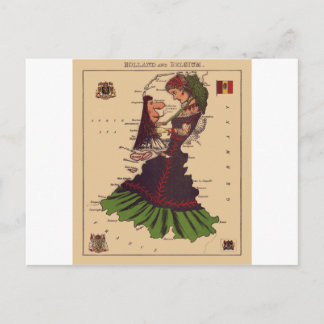 Postal Holanda y Bélgica
