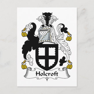 Postal Holcroft Family Crest