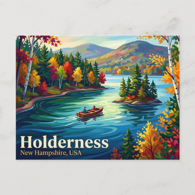 Postal Holderness EE. UU. (Anverso)
