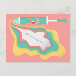 Postal Holi Water Sprayer Papercut