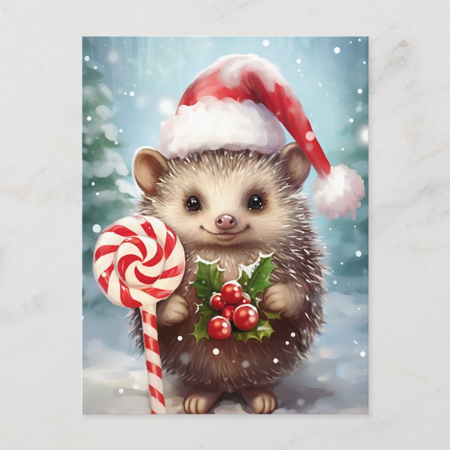 Postal Holiday Hedgehog (Anverso)