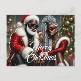 Postal Holiday Royalty Postcard