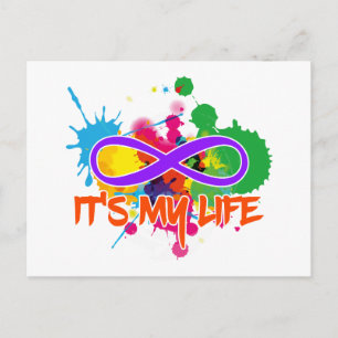 Postal holiES - Lemniscate - Es mi vida salpicada