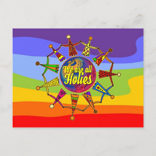 Postal holiES - TODOS SOMOS HOLIES + tu trasero.