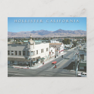 Postal Hollister California Postcard