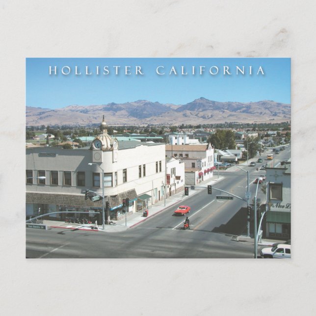 Postal Hollister California Postcard (Anverso)