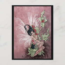 Postal Holly Berry Faery
