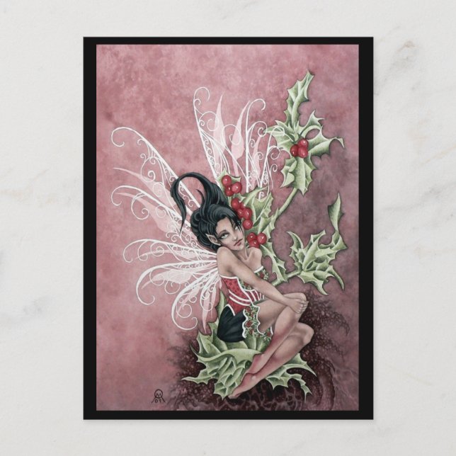 Postal Holly Berry Faery (Anverso)