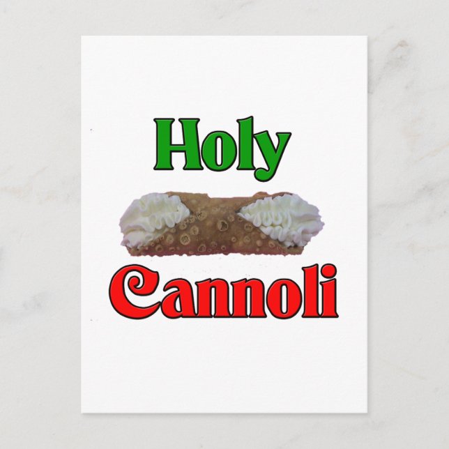 Postal Holly Cannoli (Anverso)