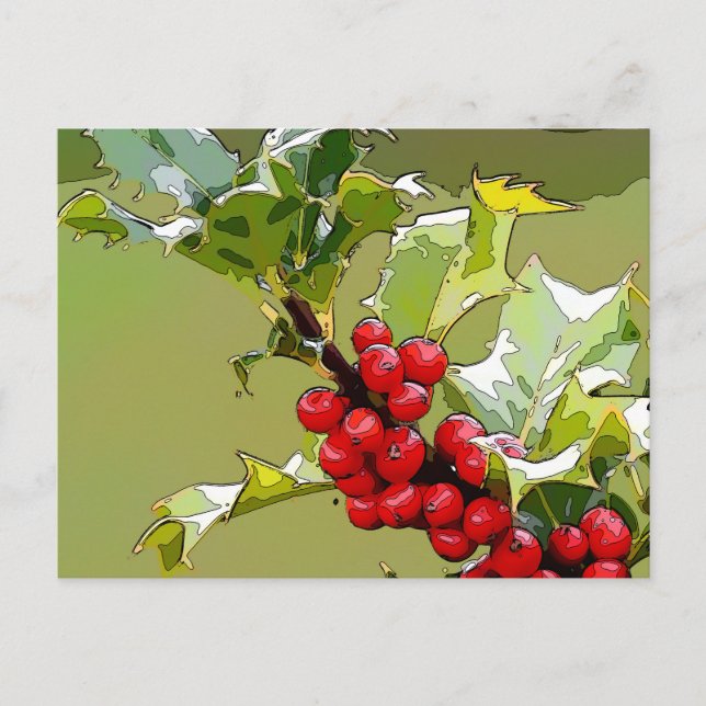 Postal HollyBerries 005 (Anverso)