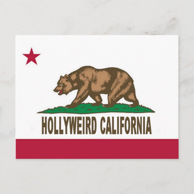 Postal Hollyextraña (Anverso)