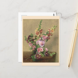 Postal Hollyhocks