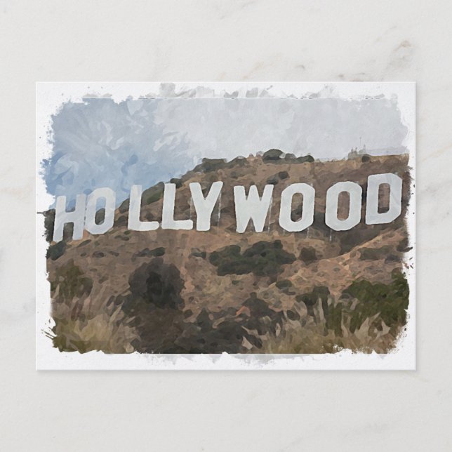 Postal Hollywood (Anverso)