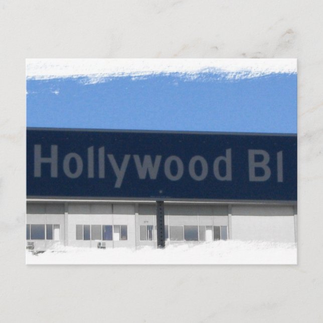Postal Hollywood Blvd (Anverso)